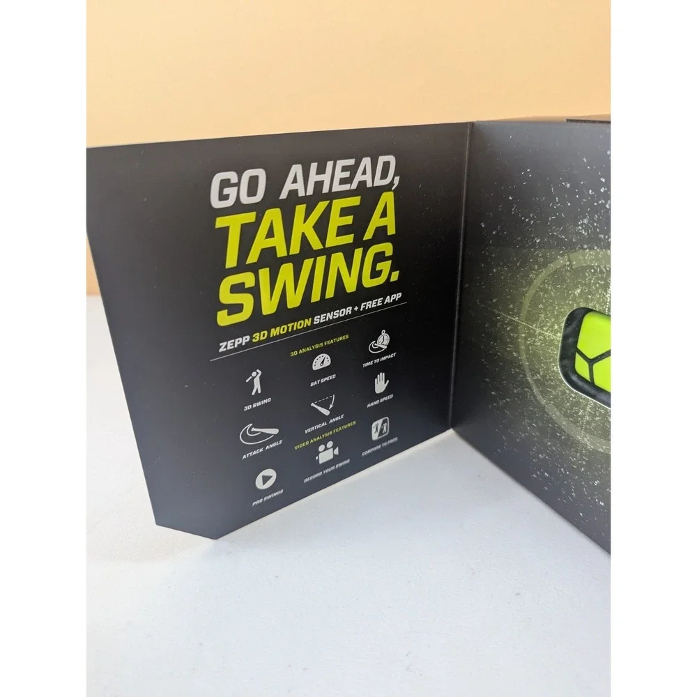 Zepp 3D Swing Motion Analyzer for Baseball and Softball + 5 Pack Bat Mount NEW